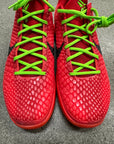 KOBE 6 PROTRO REVERSE GRINCH - SIZE 10.5 (WORN) (SUPER CLEAN)