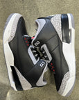 AIR JORDAN 3 BLACK CEMENT 2024 - SIZE 10 (WORN)