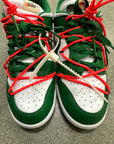 DUNK LOW PINE GREEN OFF WHITE - SIZE 9 (WORN)