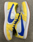 WMNS AIR JORDAN 1 LOW TRAVIS SCOTT CANARY - SIZE W11.5 M10 (WORN)