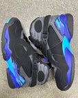 AIR JORDAN 8 AQUA - SIZE 8 (WORN) (SUPER CLEAN)