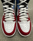 AIR JORDAN 1 HIGH FEARLESS UNC CHICAGO - SIZE 9.5 (WORN)