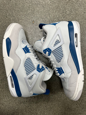 AIR JORDAN 4 MILITARY BLUE - SIZE 10 (WORN)