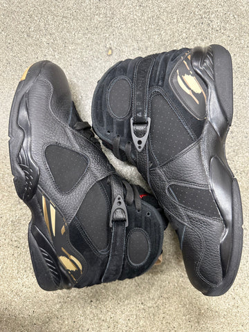 AIR JORDAN 8 BLACK OVO - SIZE 11 (WORN)