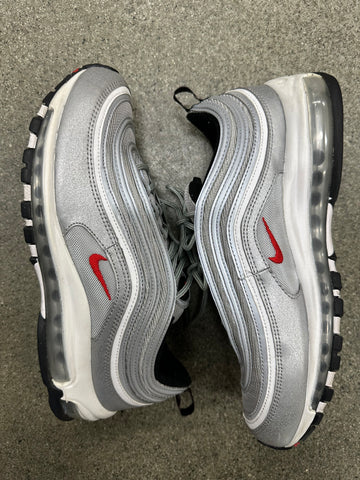 NIKE AIR MAX 97 SILVER BULLET - SIZE 10.5 (WORN)