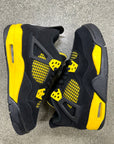 AIR JORDAN 4 THUNDER GS - SIZE 4.5Y (WORN) (SUPER CLEAN)