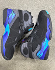 AIR JORDAN 8 AQUA - SIZE 8 (WORN) (SUPER CLEAN)