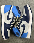 AIR JORDAN 1 OBSIDIAN - SIZE 10 (WORN)