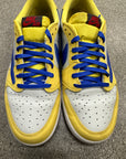 WMNS AIR JORDAN 1 LOW TRAVIS SCOTT CANARY - SIZE W11.5 M10 (WORN)