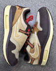 AIR MAX 1 TRAVIS SCOTT BAROQUE BROWN - SIZE 9.5 (WORN)