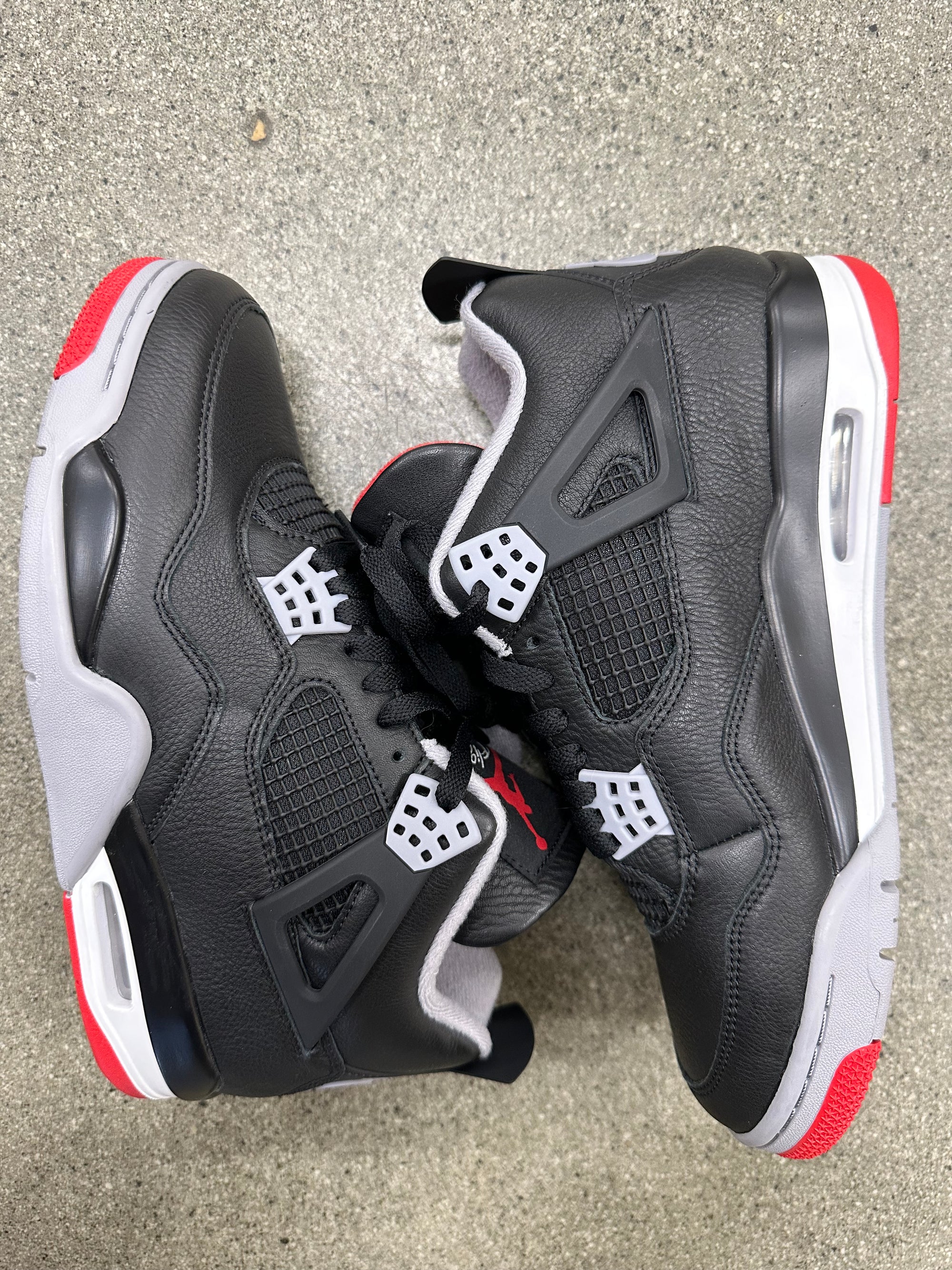 AIR JORDAN 4 BRED REIMAGINED - SIZE 9.5 (WORN) (SUPER CLEAN)