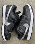 SB DUNK LOW PRO OG DIAMOND SUPPLY BLACK - SIZE 10 (WORN)