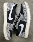 AIR JORDAN 1 LOW OG BLACK CEMENT - SIZE 8.5 (WORN)