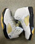 WMNS AIR JORDAN 5 A MA MANERE DAWN - SIZE W10.5 M9 (WORN) (SUPER CLEAN)