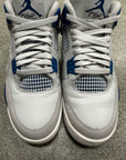 AIR JORDAN 4 MILITARY BLUE 2024 - SIZE 9.5 (WORN) (SUPER CLEAN)