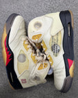 OFF WHITE AIR JORDAN 5 SAIL - SIZE 11 (WORN)