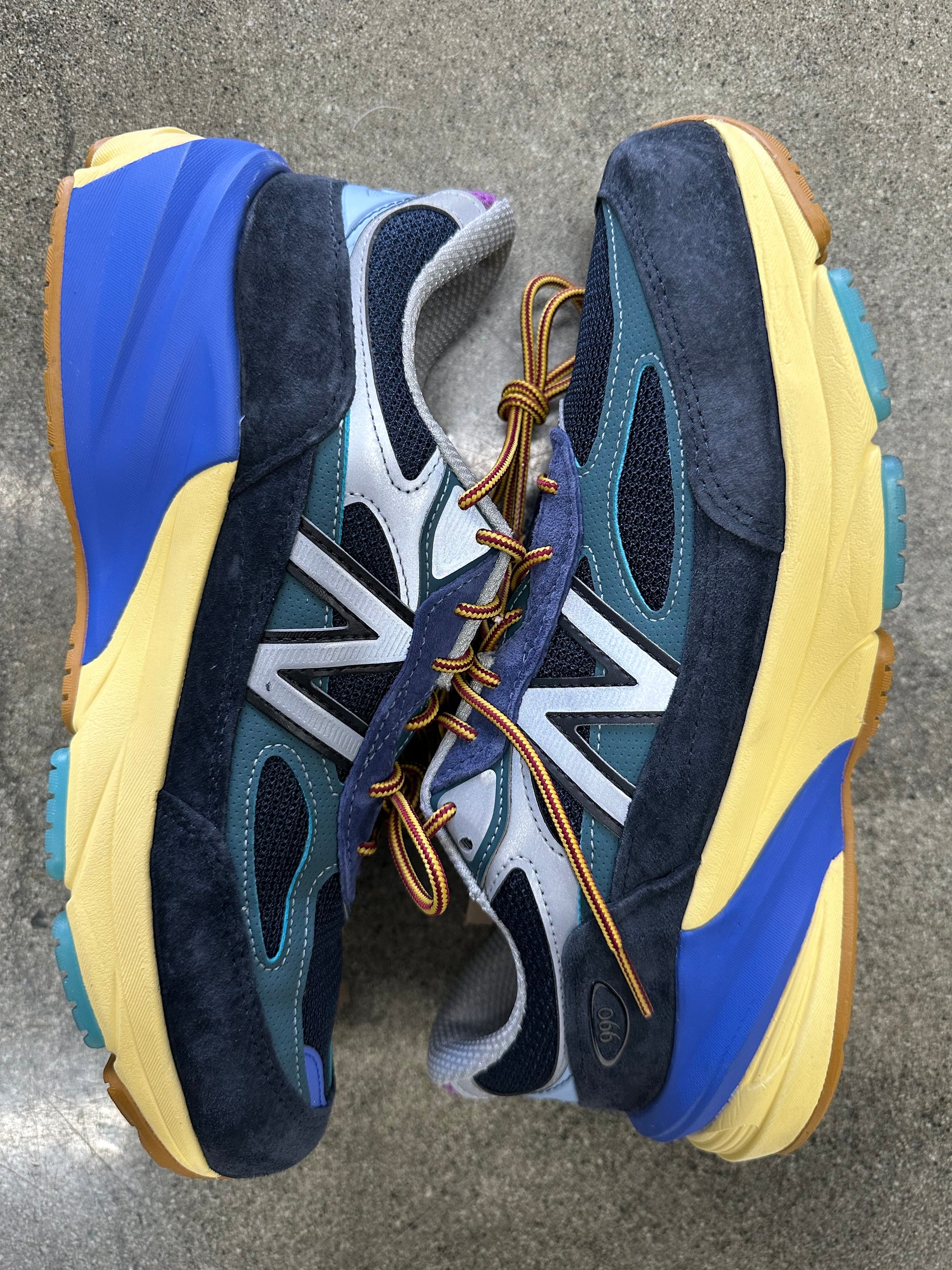 NEW BALANCE M990 ACTION BRONSON LAPIS LAZULI - SIZE 8 (WORN)