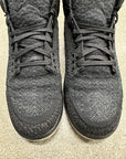 AIR JORDAN 3 FLYKNIT BLACK - SIZE 10 (WORN)