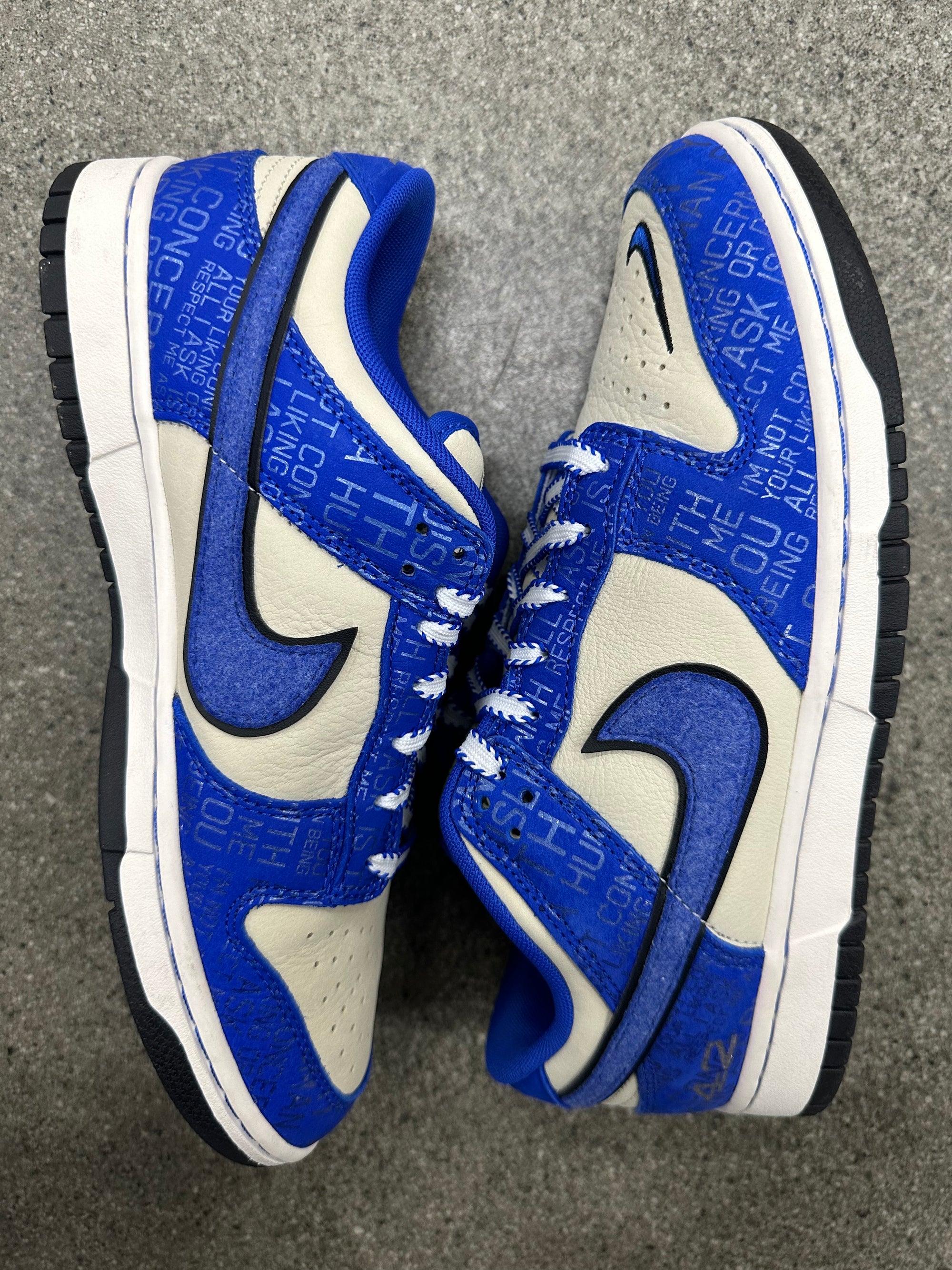 DUNK LOW JACKIE ROBINSON - SIZE 9 (WORN) (SUPER CLEAN)