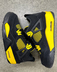 AIR JORDAN 4 THUNDER GS - SIZE 4.5Y (WORN) (SUPER CLEAN)