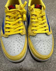 WMNS AIR JORDAN 1 LOW TRAVIS SCOTT CANARY - SIZE W9.5 M8 (WORN) (SUPER CLEAN)