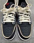 AIR JORDAN 1 LOW EX SMOKE GREY - SIZE 10 (WORN)