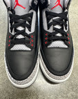 AIR JORDAN 3 BLACK CEMENT 2024 - SIZE 10 (WORN)