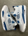 AIR JORDAN 4 MILITARY BLUE 2024 - SIZE 9.5 (WORN) (SUPER CLEAN)