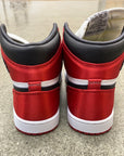 WMNS AIR JORDAN 1 SATIN BLACK TOE SIZE 9W/7.5M (BRAND NEW - NO BOX)