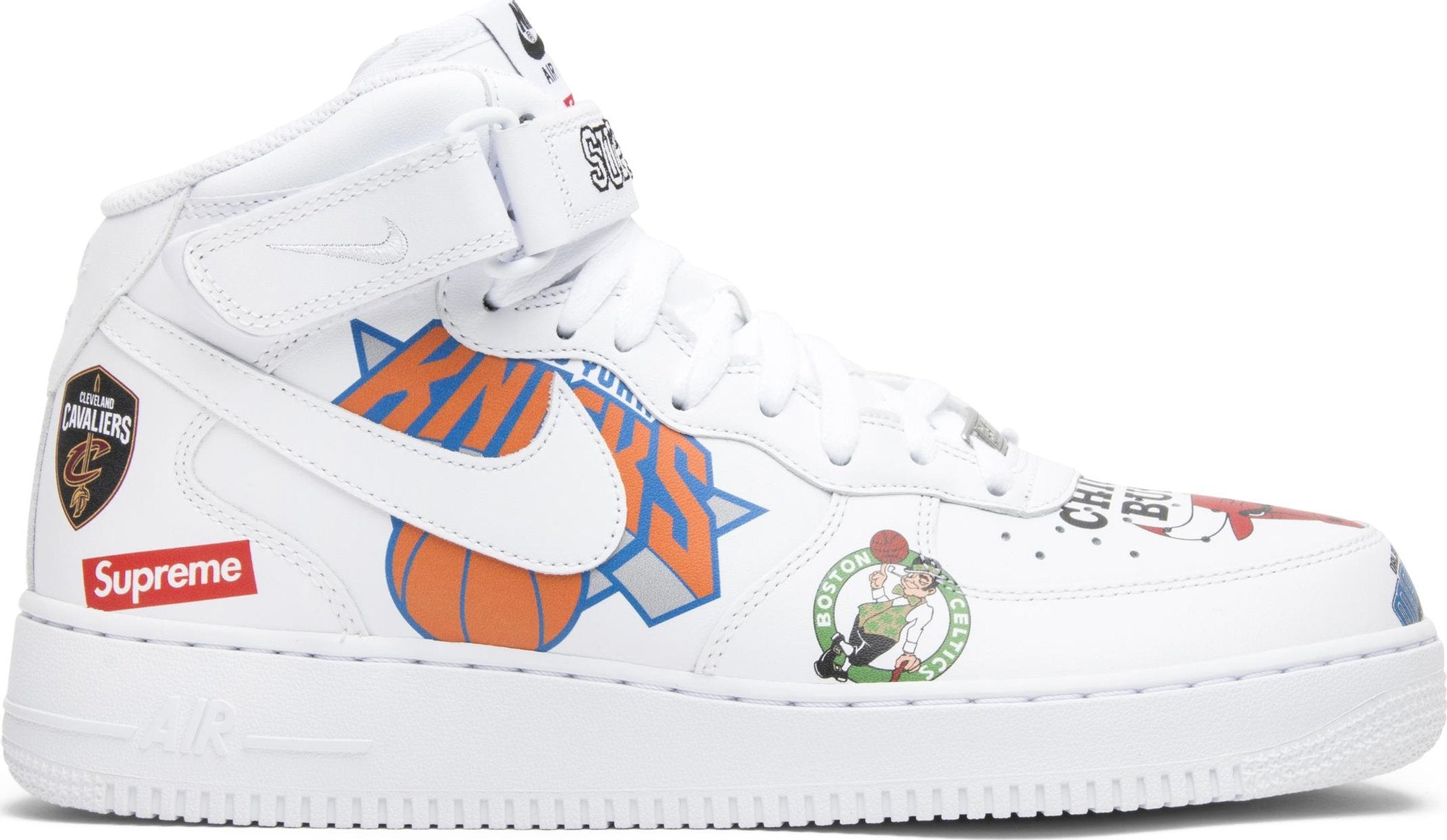 Nike Air Force 1 Mid &#39;07 &quot;SUPREME NBA WHITE&quot;