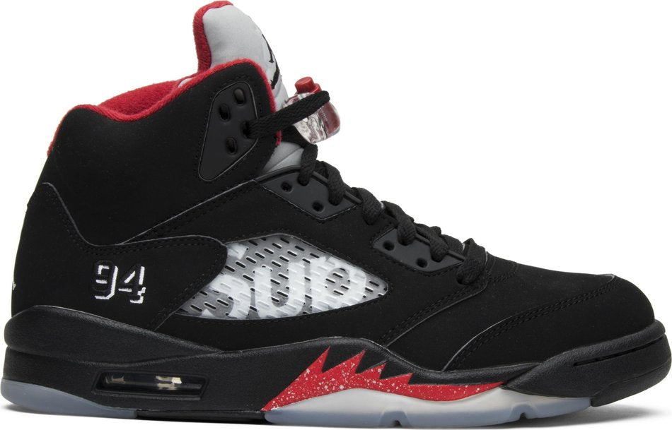 Air Jordan 5 Retro Supreme &quot;BLACK&quot;