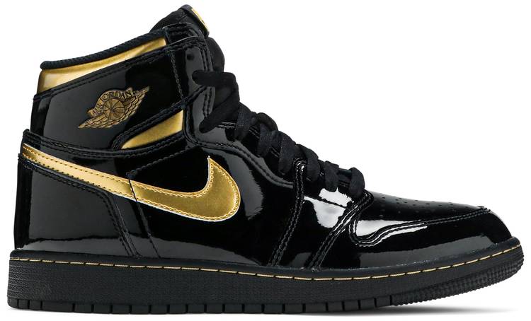 Air Jordan 1 Retro High GS 2020 &quot;BLACK METALLIC GOLD&quot;