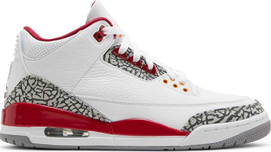 Air Jordan 3 Retro CARDINAL RED Sole Supremacy