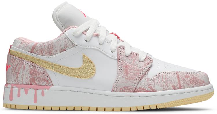 Air Jordan 1 Low SE GS &quot;PAINT DRIP&quot;