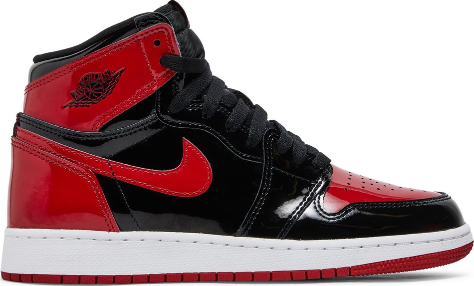 Air Jordan 1 Retro High GS &quot;PATENT BRED&quot;