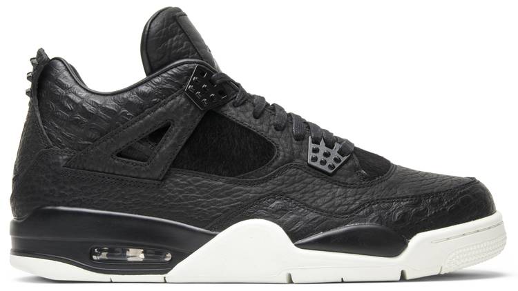 Air Jordan 4 Premium &quot;PINNACLE/PONY HAIR BLACK&quot;