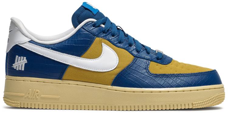 Nike Air Force 1 Low SP “UNDEFEATED 5 ON IT/BLUE YELLOW CROC&quot;